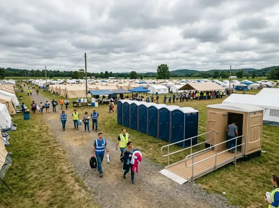 disaster-relief-camp-restrooms-010 — frequently asked questions, Dumpster & Portable Bathrooms Rental in Affton, MO